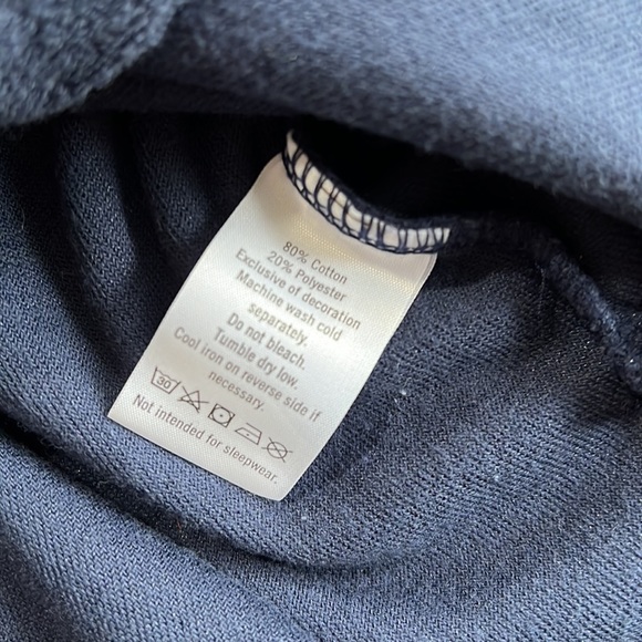 Janie and Jack navy terry cloth polo shirt - Picture 4 of 5